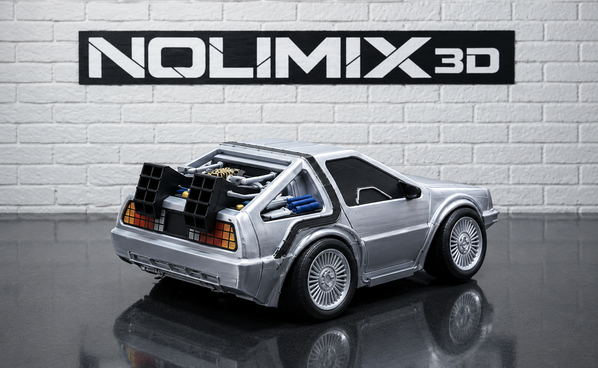 DeLorean DMC-12 – Máquina del Tiempo de Regreso al Futuro 3D