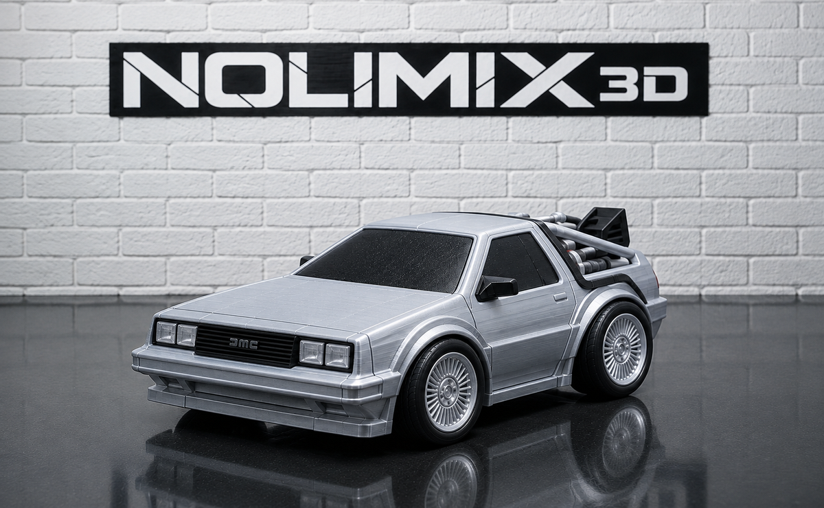 DeLorean DMC-12 – Máquina del Tiempo de Regreso al Futuro 3D