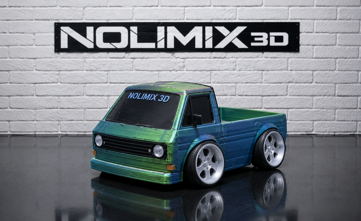 Mini Pickup Retro – Furgoneta Pickup Europea 3D